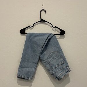 American Eagle Outfitters Light Blue Straight Leg Jeans